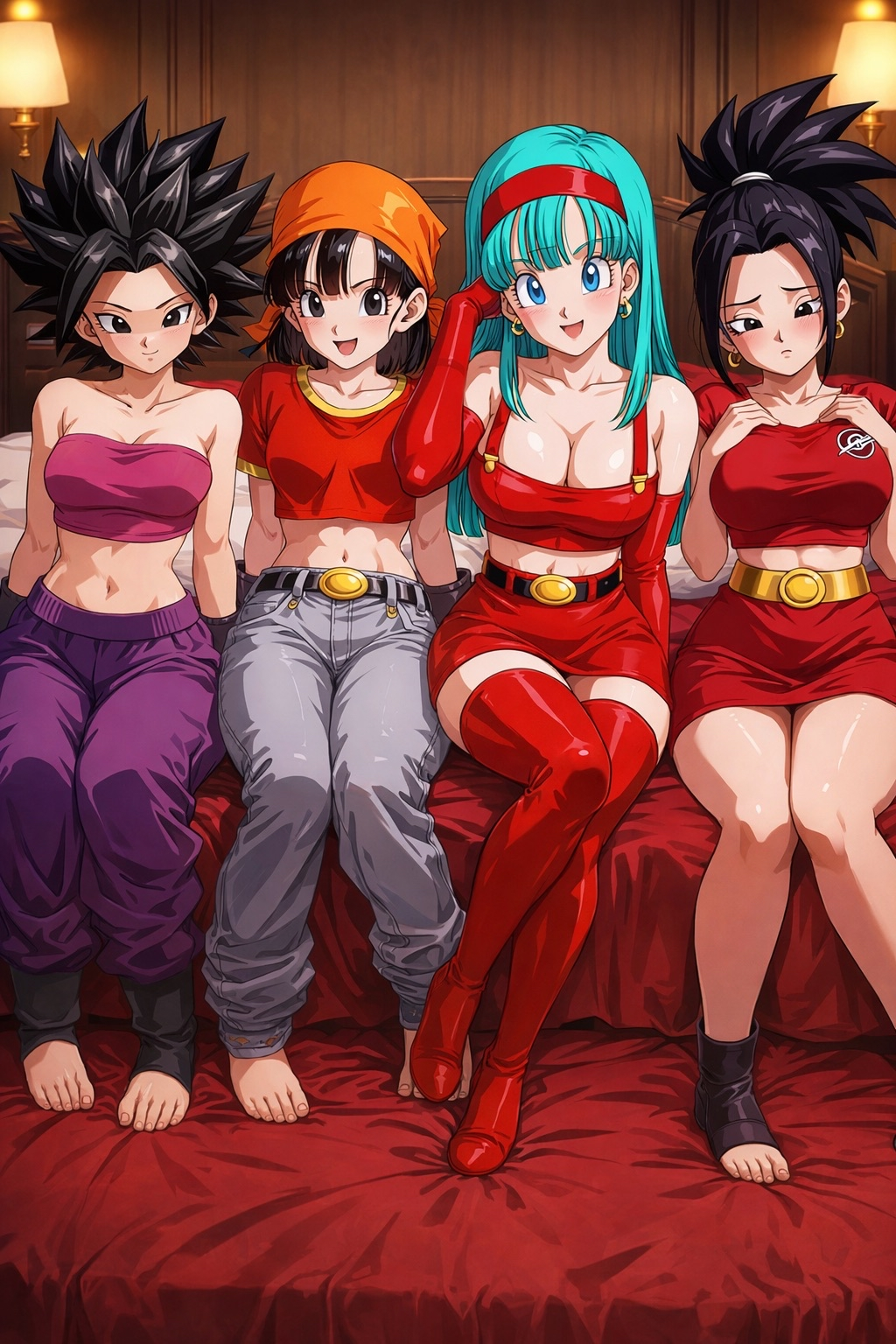Pan & Bulla & Caulifla & Kale