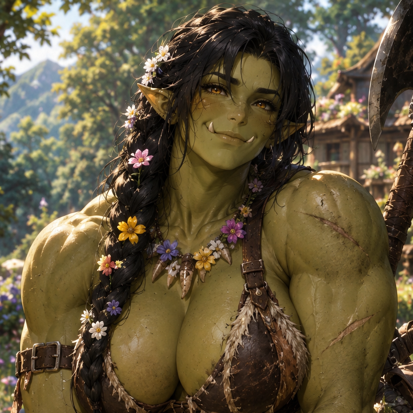Grasha – The Orc Florist
