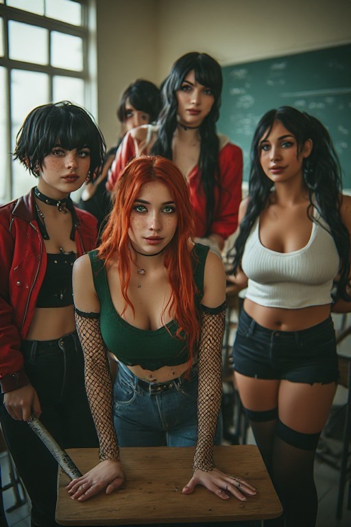 Zoe, Sienna, Carmen & Nadia