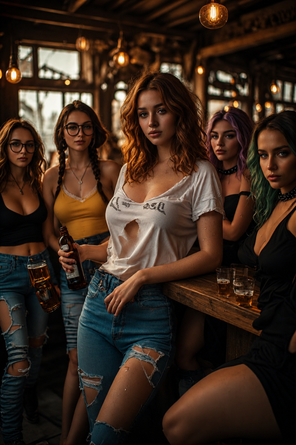 Becky, Sam, Nina & the Girls