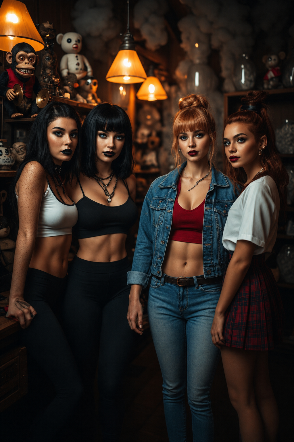 Amy, Lily, Tina & Kim