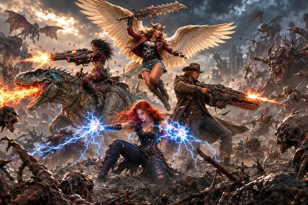Scarlet, Ajax & Valerith