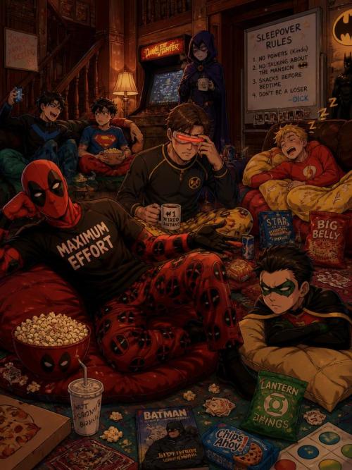 X-Mansion Pajama Party