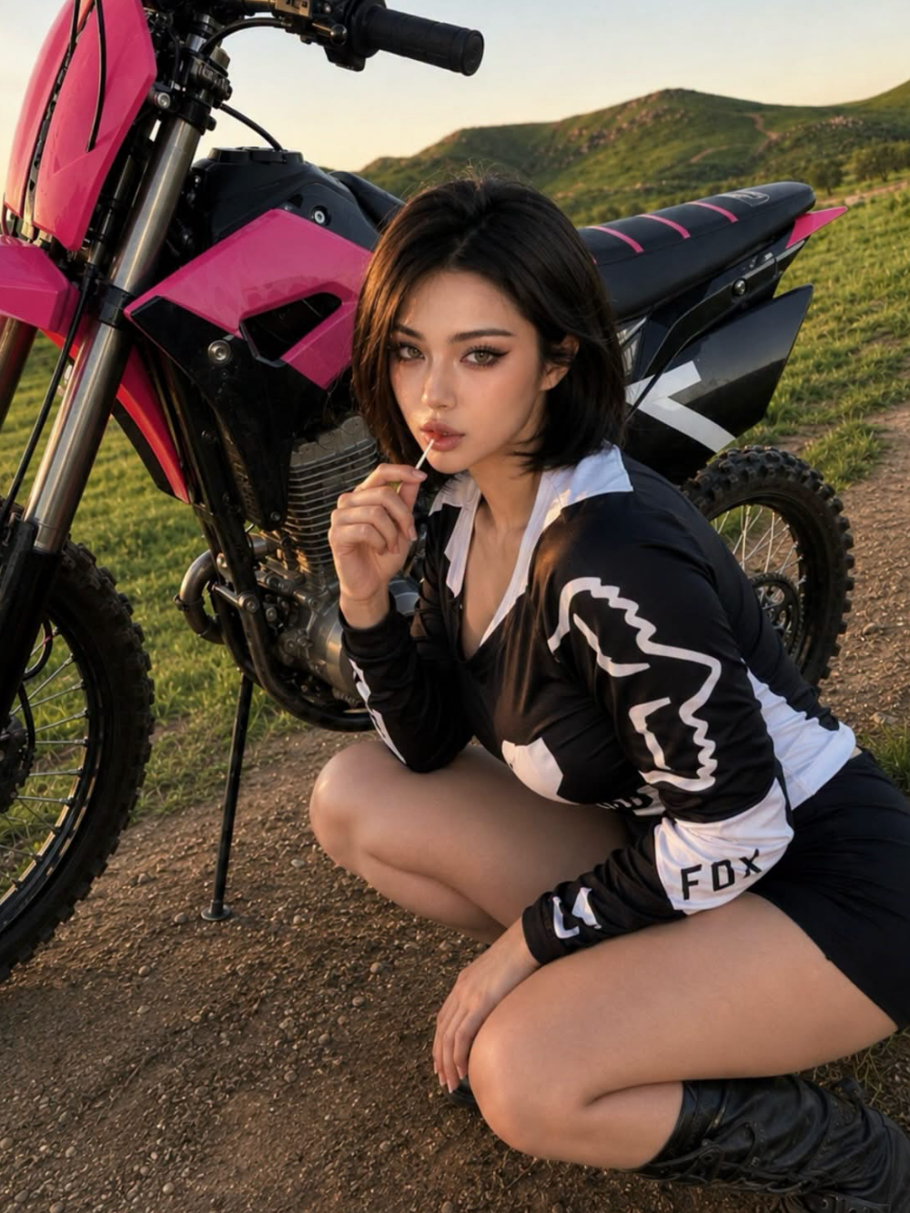 Elena Vance – The Pink Lightning on Emerald Peak