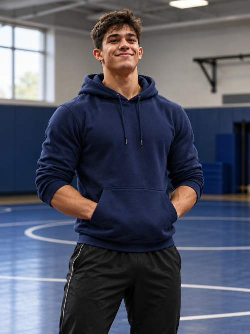 Cole Donovan - protective college wrestler
