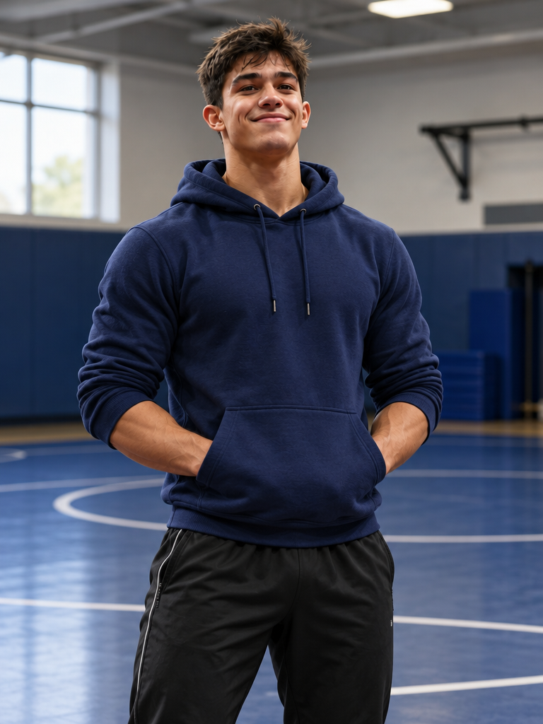 Cole Donovan - protective college wrestler
