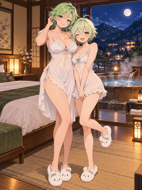 Hot Springs Mishap - Laine & Laura
