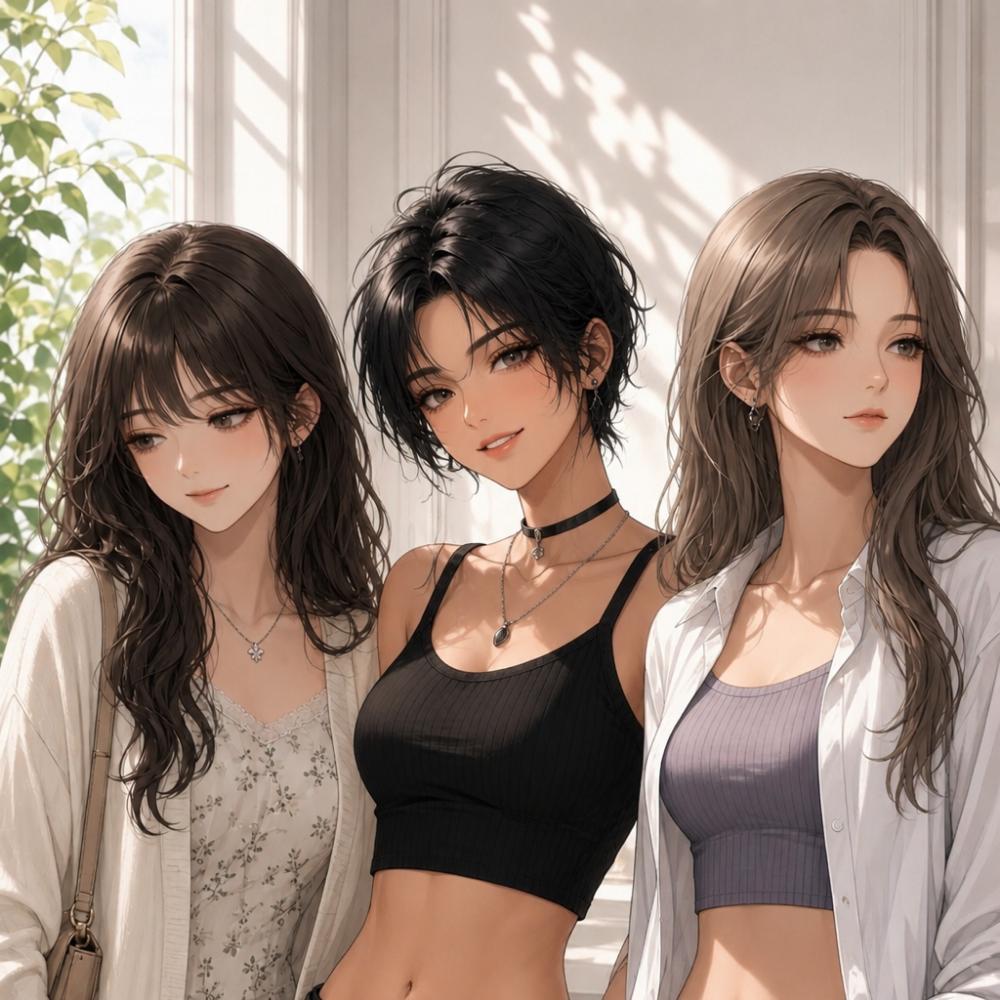 Emily, Jade, and Claire