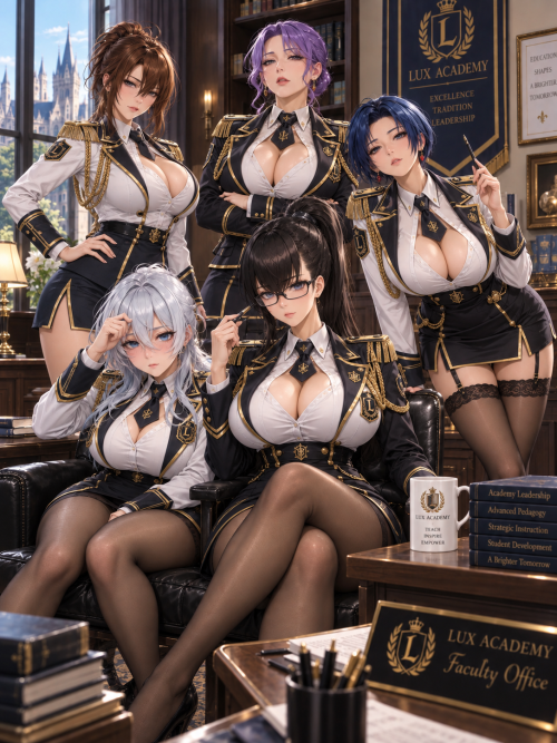 The Five Instructors of Lux Academy