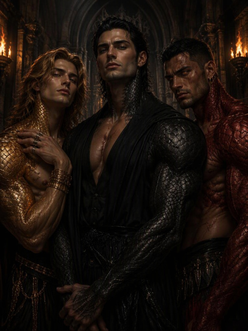 THE DRAGON TRIAD | Malik · Damon · Lucien