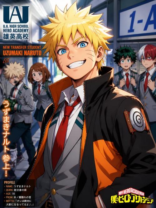 SHINOBI OF CLASS 1-A | Naruto × My Hero