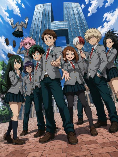 UA High: Class 1-A (Spider-Man AU) 18+