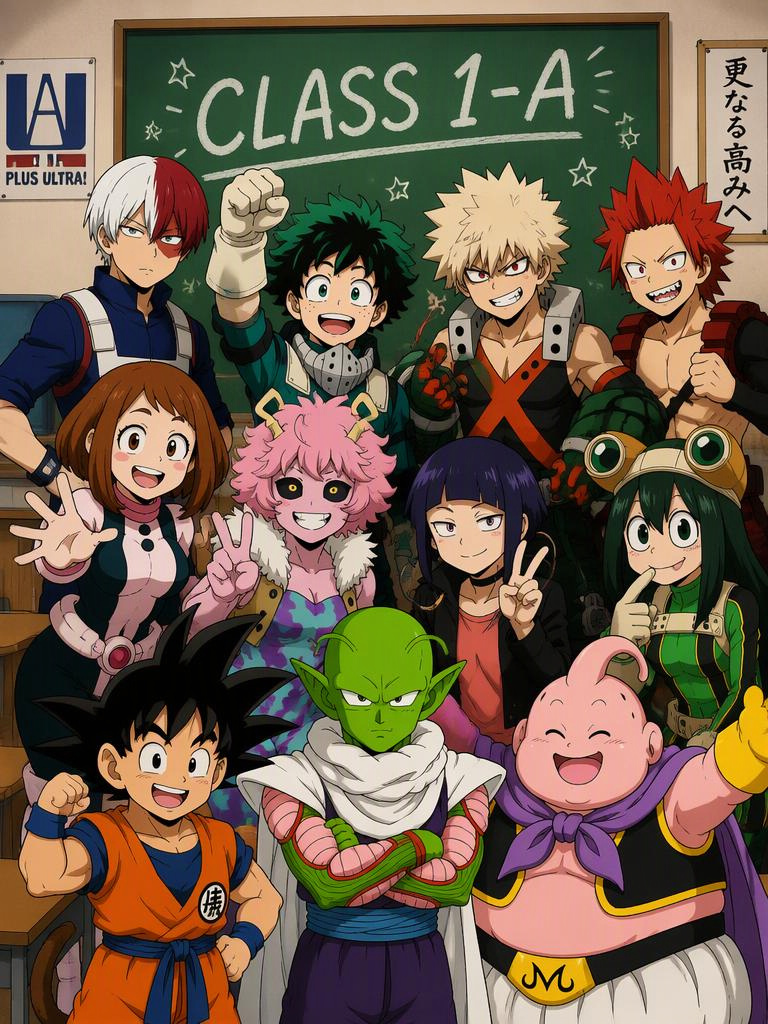 MY HERO ACADEMIA × DRAGON BALL | Class 1-A