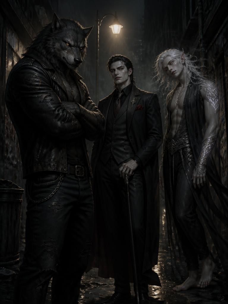Kael, Valerius & Aelindir