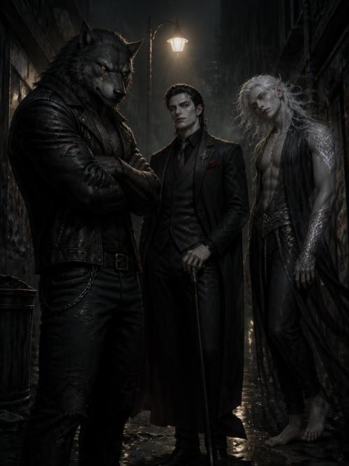 Kael, Valerius & Aelindir