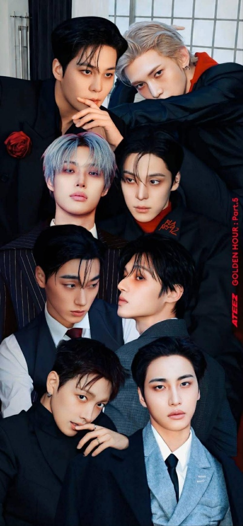 Hongjoon,Seongwha,mingi, Yuhno, San, wooyoung,Yeosang and jungho