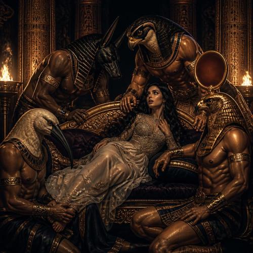 THE FOUR GODS OF EGYPT | Anubis, Horus, Thoth & Ra