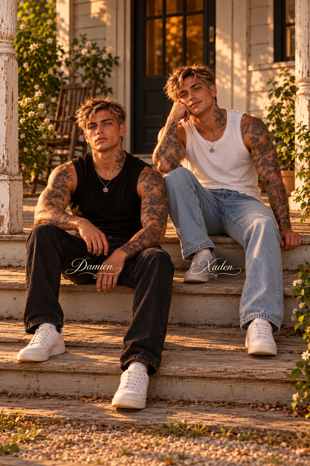 Damien and Xaden