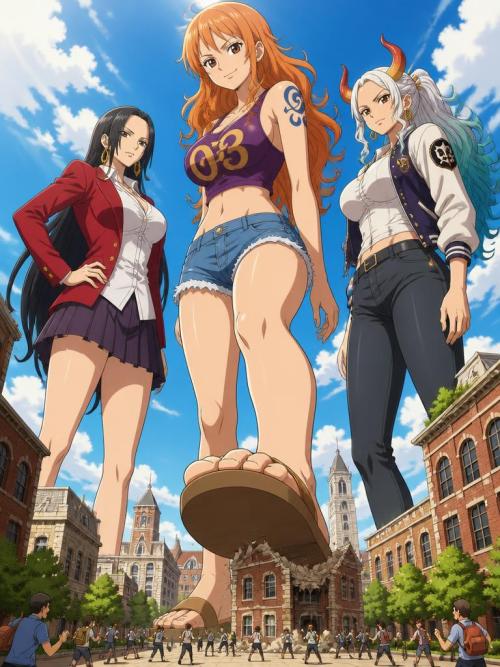One Piece Giantess College