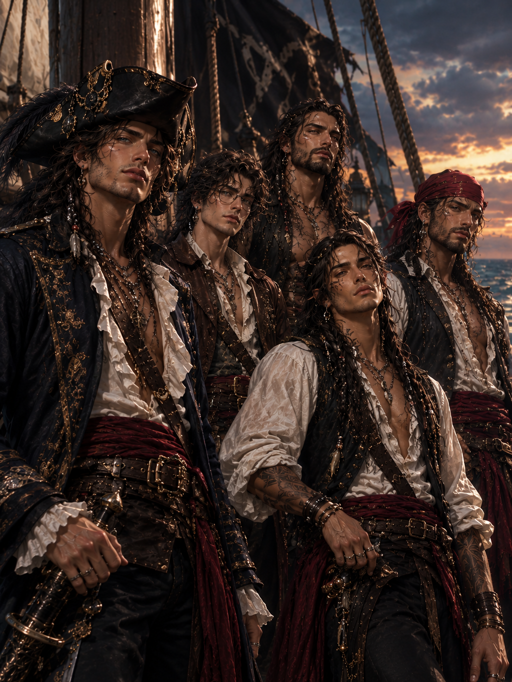 Five Men and their treasure NSFW