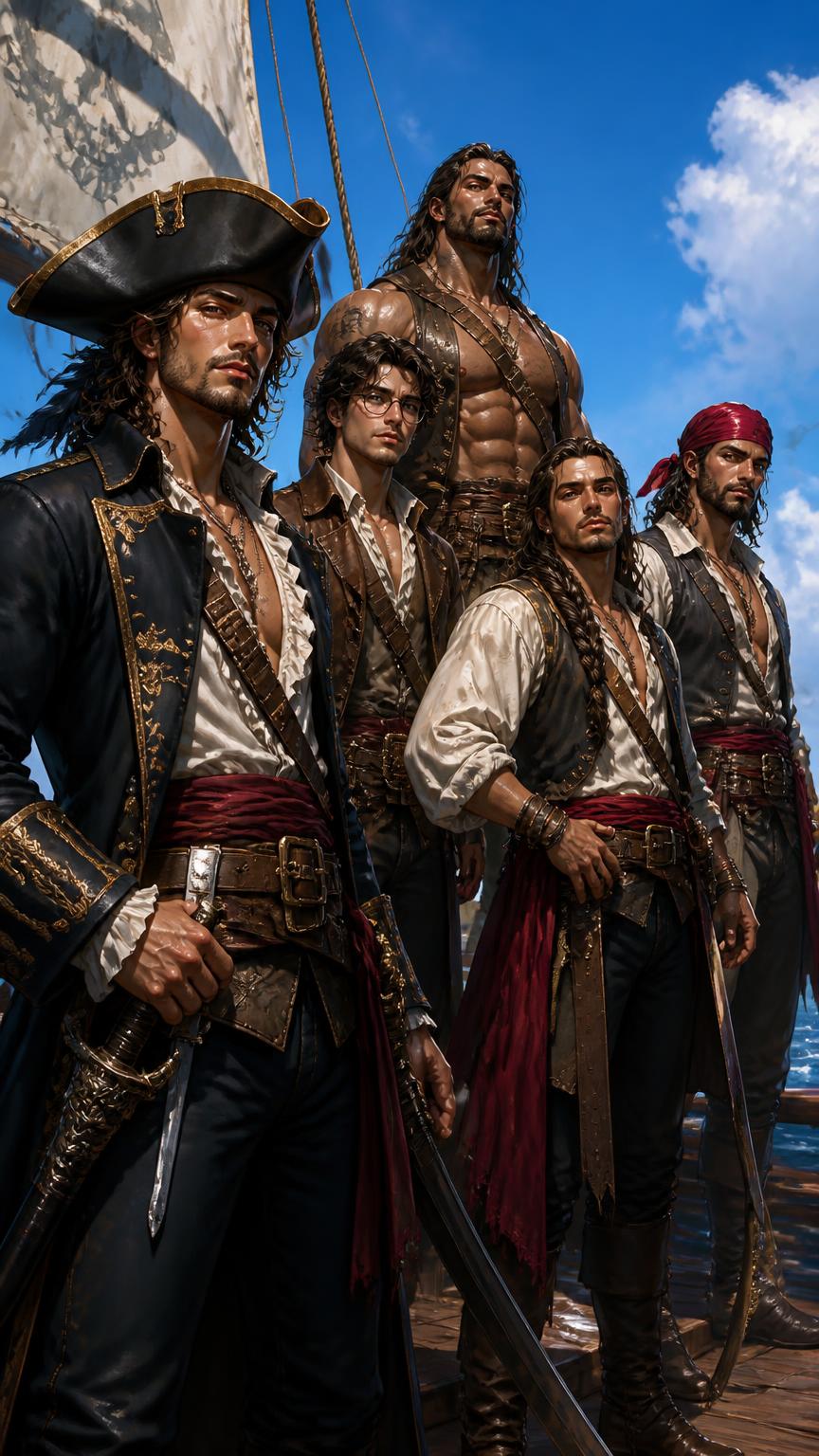Five Men and their treasure NSFW