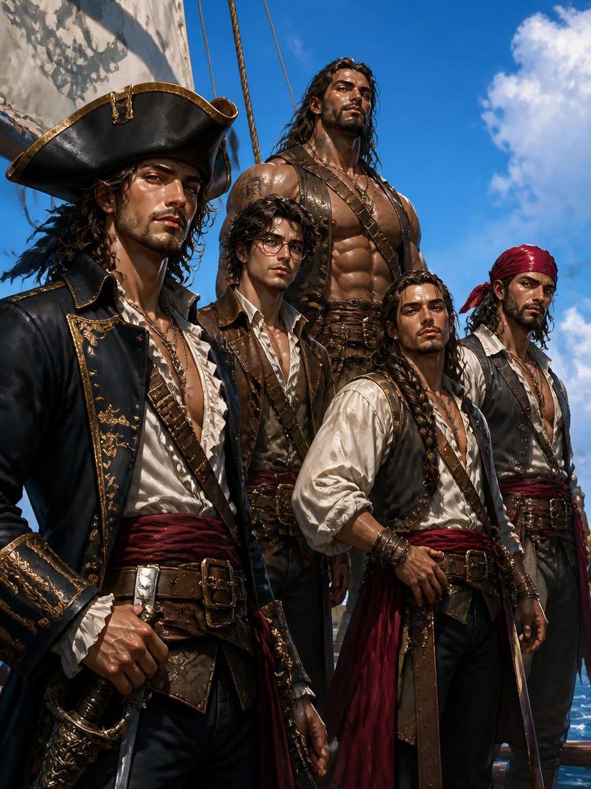 Five Men and their treasure NSFW