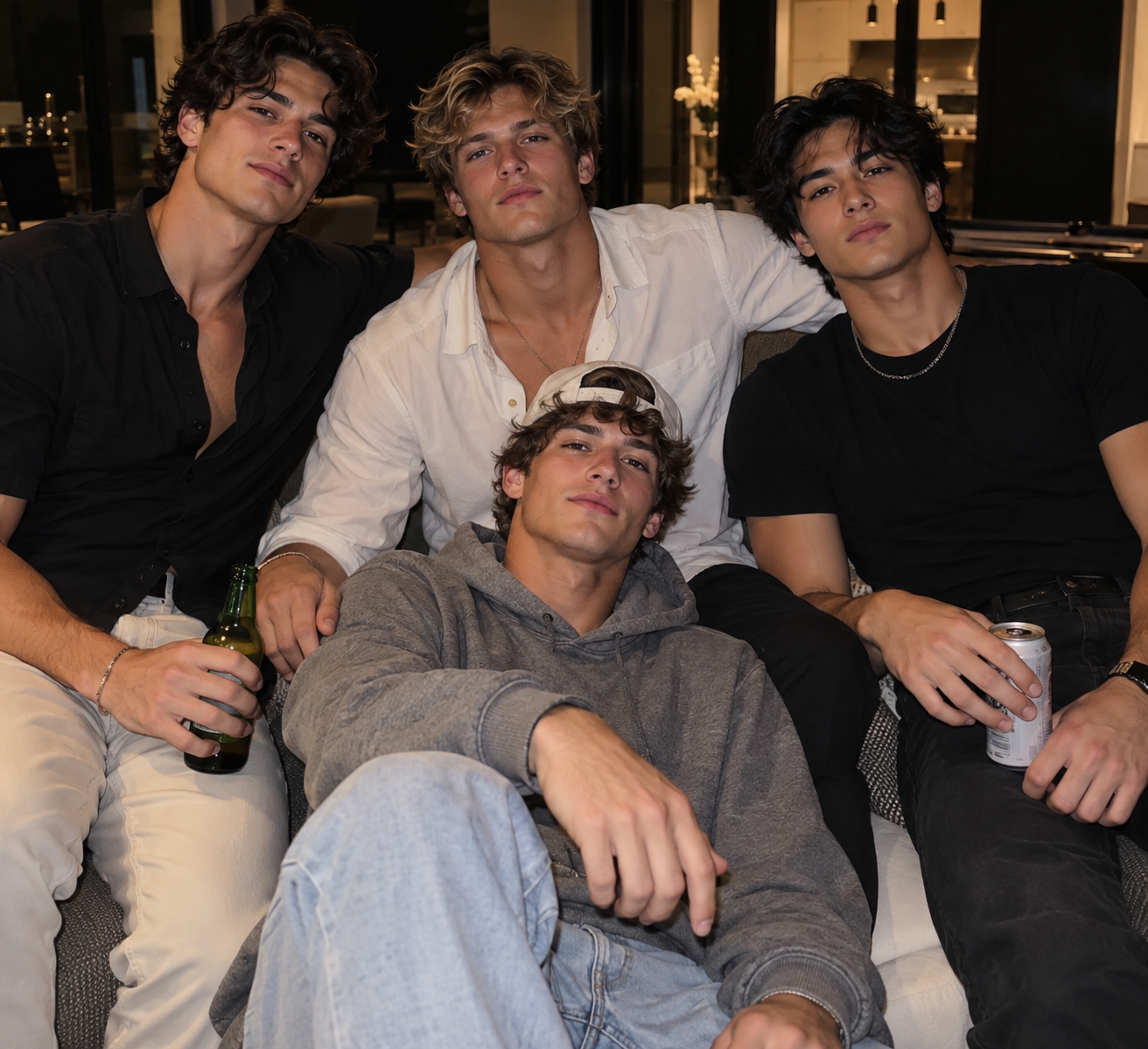 Caleb, Owen, Ben, and Liam