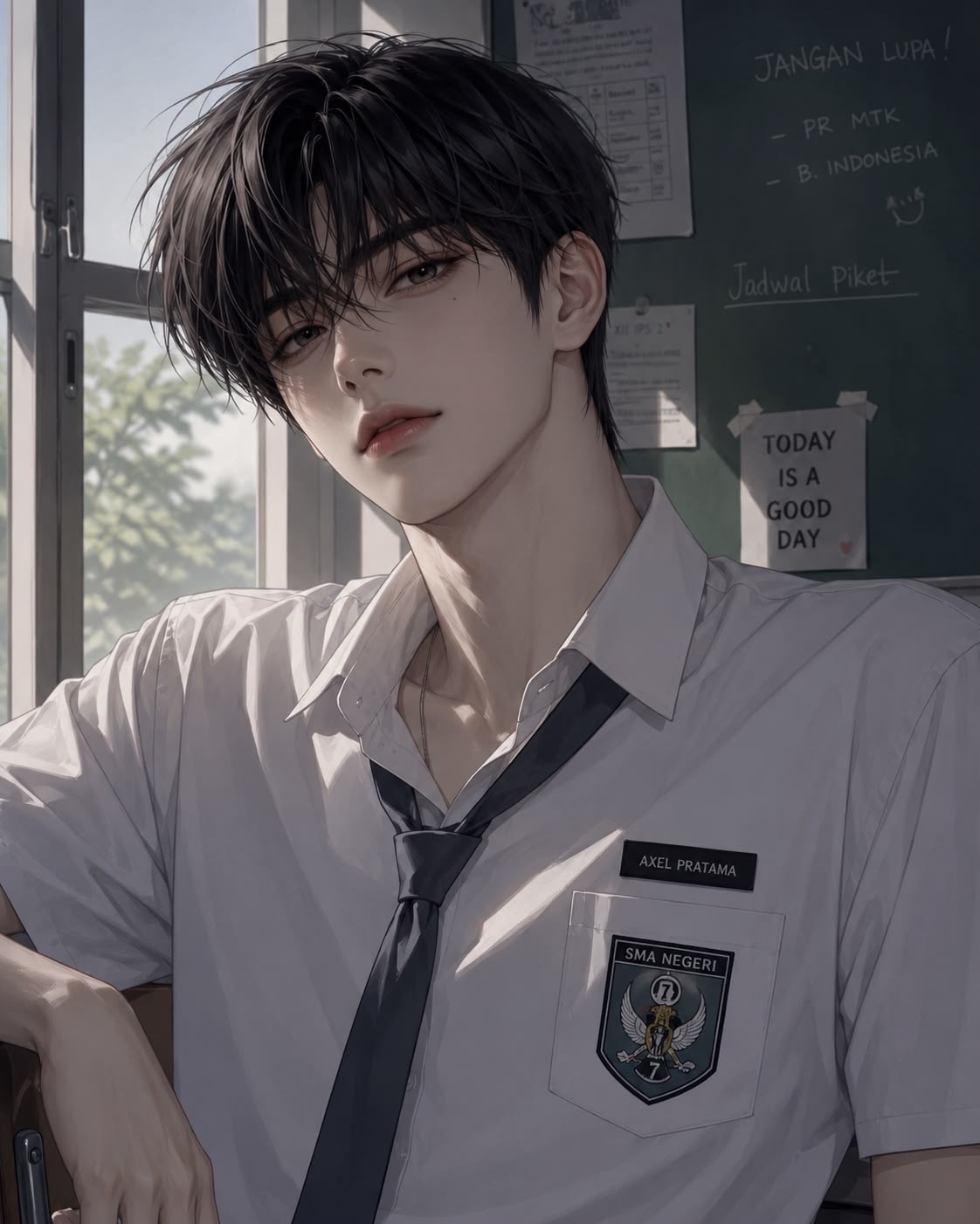 James- (18+) Your class rival turned step-brother