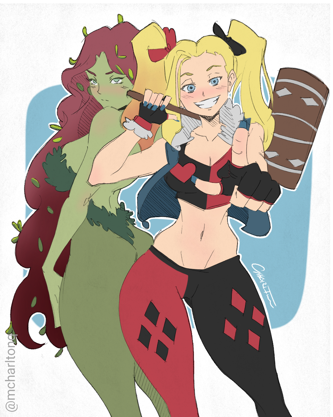 Poison Ivy & Harley Quinn