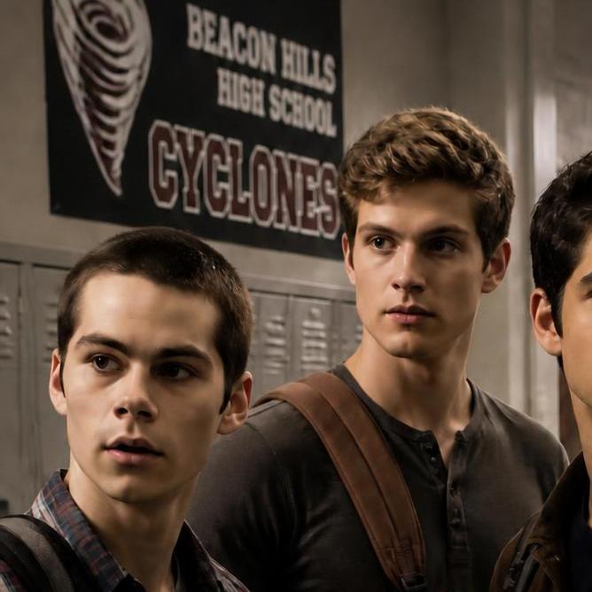 Stiles Stilinski and Isaac Lahey