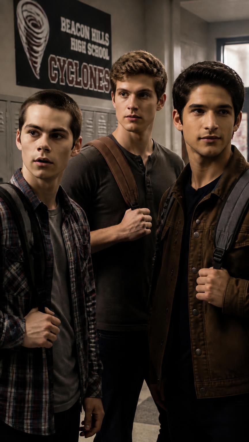 Stiles Stilinski and Isaac Lahey