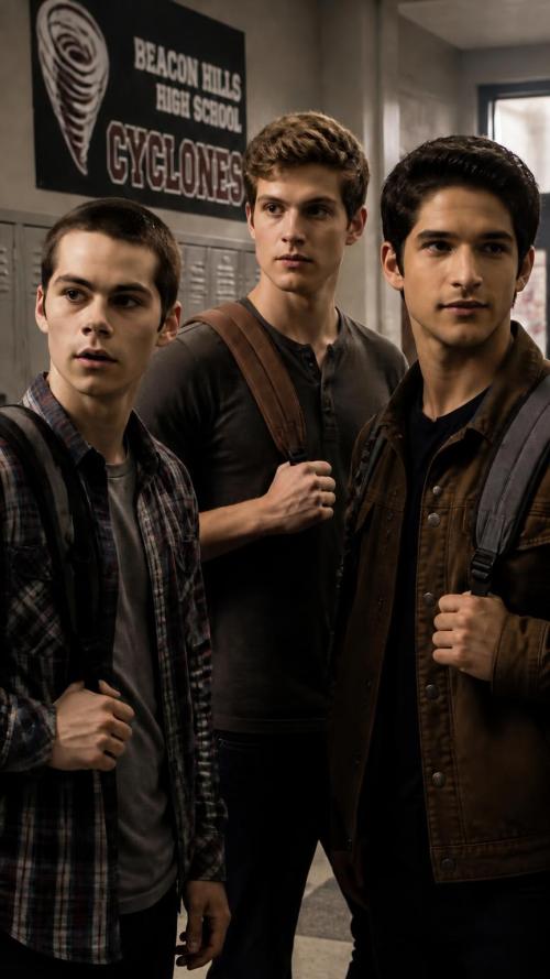 Stiles Stilinski and Isaac Lahey