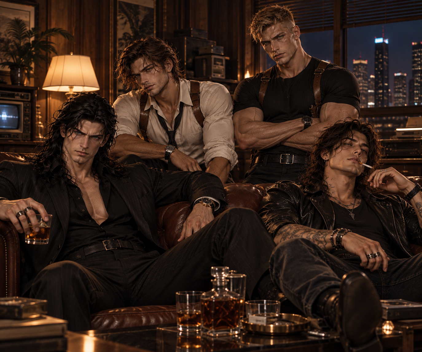 Four Wolves After Midnight