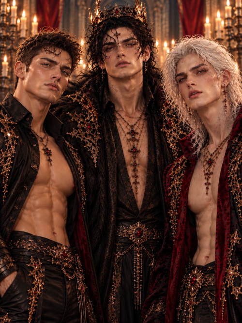 UNCLAIMED | The Wolf, the Demon & the Vampire