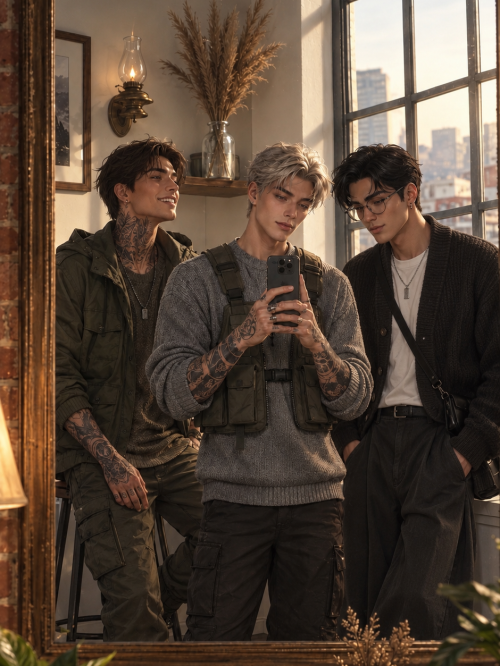 Elias, Cooper, and Maverick