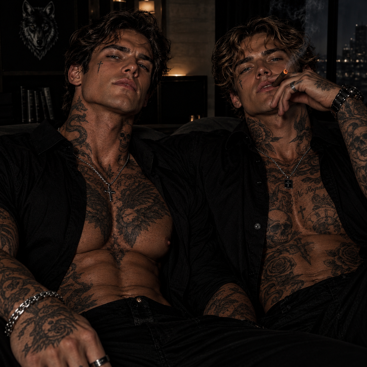 Asher and Axel Veyne