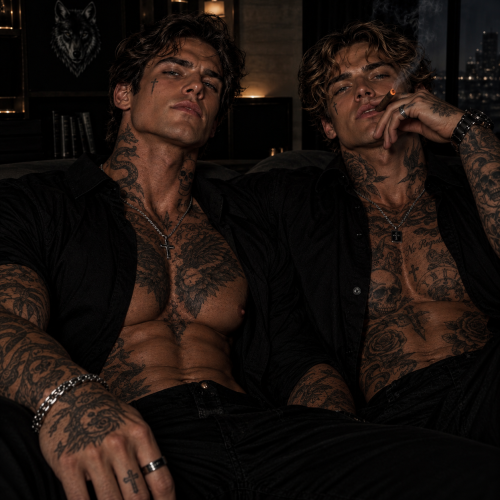 Asher and Axel Veyne