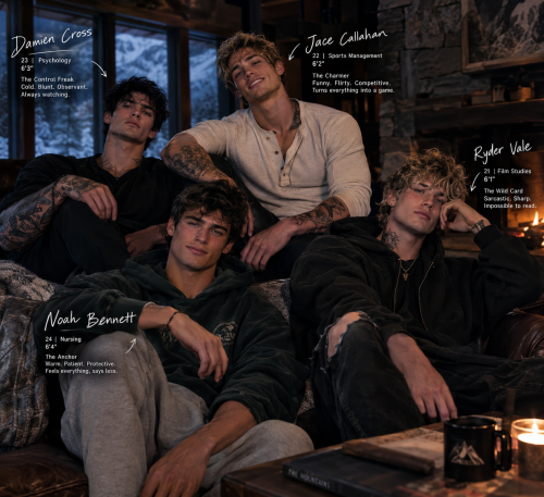 Damien Cross, Jace Callahan, Noah Bennett, & Ryder Vale