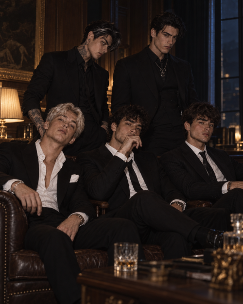 The Moretti in Their House.