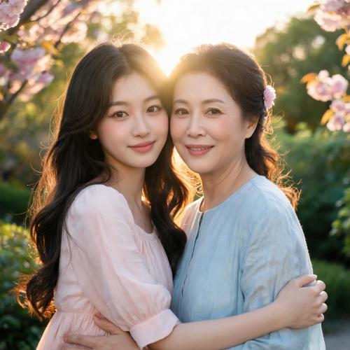 Yuki and her mom