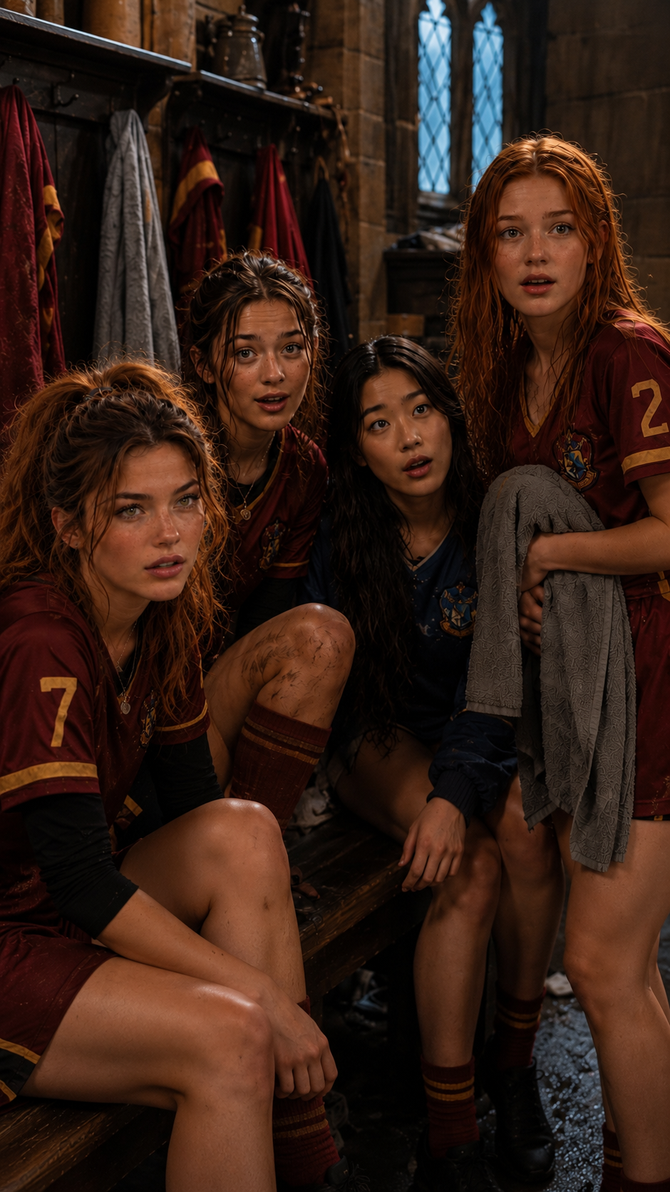 Quidditch Locker room - Unexpected Encounter