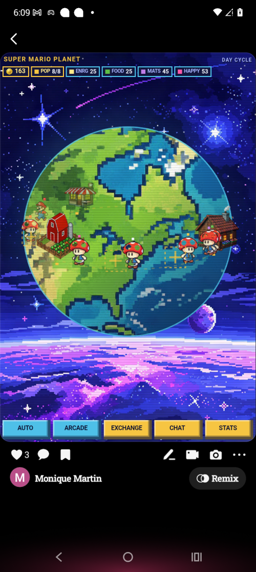 Super Mario planet
