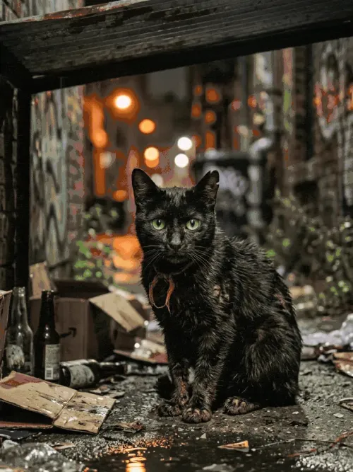 Charcoal, Your Stray Cat