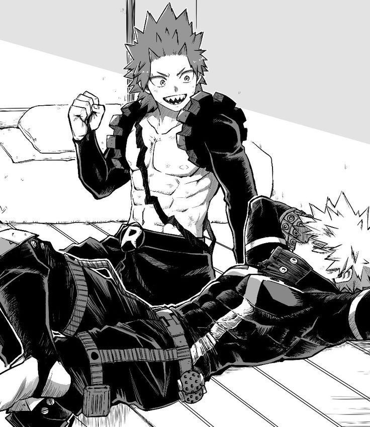 Bakugo Katsuki and Ejiro Kirishima