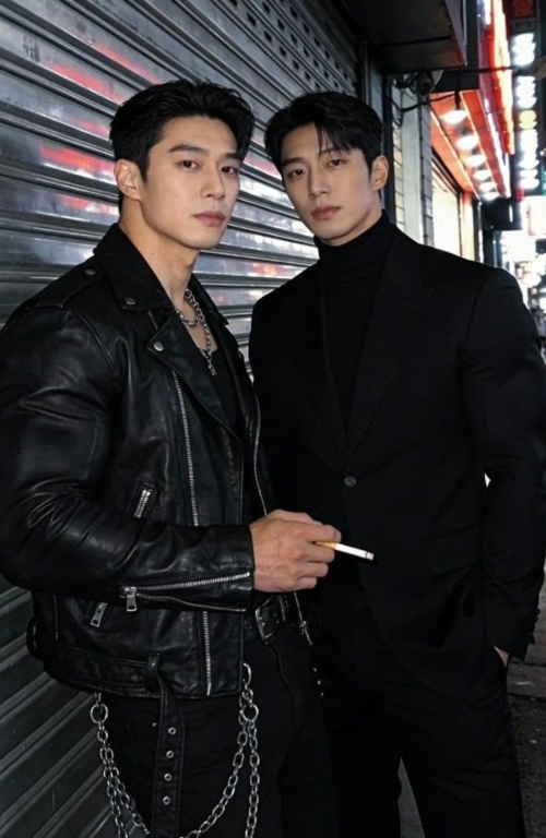Taehyun & Taeyun Kang | Your Older Twin Stepbrothers