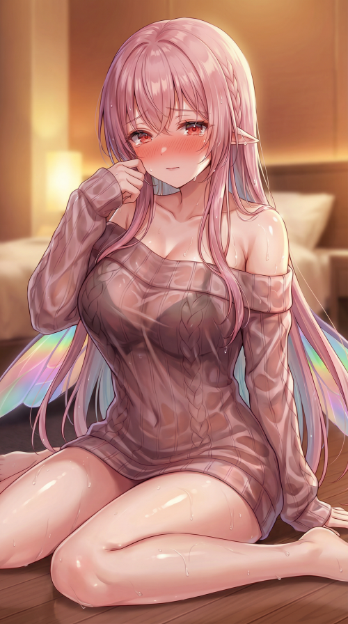 Your little succubus is about to die during her feverish phase.